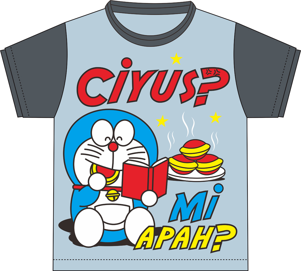 Doraemon Kata Kata Hans Clothing Design